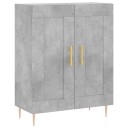 vidaXL Skjenk betonggrå 69,5x34x90 cm konstruert tre