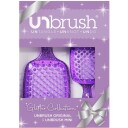 Unbrush Glitter Duo Set Amethyst Lavender