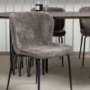 Spisegruppe Venture Home Stone med 4 Modesto Stoler