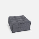 Twin Ottoman Modulsofa Titanium Weave