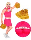 Beer Leader - Drag Cheerleaderkostyme til Herre - XL/XXL