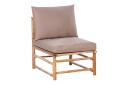 Utelenestol Villa Castelli   Lys Brun/Beige