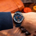 AVI 8 Hawker Harrier AV 4098 03 Herre 44 mm Analog Kvarts urverk Mineralglas