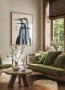 Antique Crane Watercolor Painting Plakat Plakat / 100x150cm