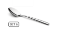 Karl Weis Eggeskje 13,5 cm Rustfritt Stål 6 stk