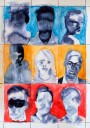 Headshot Grid No. 1 Plakat / 21x30cm