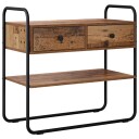 vidaXL Konsollbord Gammelt tre 80 x 40 x 75 cm Konstruert tre