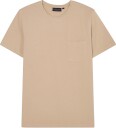 Lexington Clothing Midweight Organic Cotton Tee   BEIGE   S