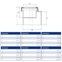 Pipelife Smartline Kortovergang PP 110x90mm