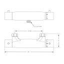 Macro Design Liris Dusjbatteri Svart Matt