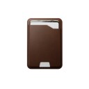 Nomad MagSafe Kortmappe med Find My Sporing Brun