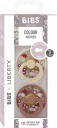BIBS x Liberty Colour Smokk 2-Pack Lateks Str 2 Rund Chamomile Lawn/Woodchuck Mix