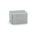 Rektangulær blokk magnet 15 x 10 x 1 mm | Neodym magnetplate