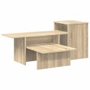 vidaXL Konsollbord Sonoma eik 91,5 x 35 x 38,5 cm Konstruert tre