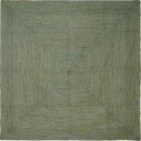 Områdetepper Torget Olivengrønn 200 x 200 cm Jute
