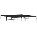 vidaXL Sengeramme i metall svart 180x200 cm 8721012304628