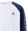Champion Collegegenser   Rund hals   White/Navy   Champion   9 10 år 134 140   Collegegenser Blå Hvit