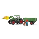 Schleich 42608 Bondegård Lekesett Traktor med Tilhenger for Barn fra 3 år