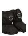 mikk-line Pu Rain Footies W. Fleece - Black - 74