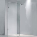 Sanipro Dusjvegg Carmen - Skjermvegg for Hjørne Krom / 90cm Rett