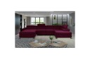 Seksjon Eltap Josette 360x200x92 cm   Mat Velvet 68 Rød Høyre