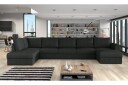 Wilma U sovesofa Large Venstre   Svart