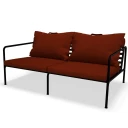 Houe Avon 2 seters sofa Rust/Black