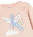 Stella McCartney Kids Collegegenser   Pulverrosa m. Enhjørning   Stella McCartney Kids   12 md   Collegegenser   80