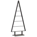  Metall juletre med stativ Svart 90 cm Stål