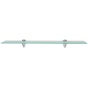 vidaXL Flytende hyller 2 stk glass 60x10 cm 8 mm