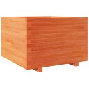  Plantekasse voksbrun 70x70x49,5 cm heltre furu