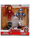 2.5" Marvel 4 PackIron Man Captain America Ant Man Black Panther