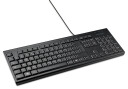 Kensington KM100 Kablet Nordisk Tastatur og Mus Sett Svart
