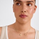 Pilgrim Prism Necklace Gold Plated Gold ONE SIZE