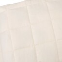 Vidaxl Vektdyne kremhvit 122x183 cm 9 kg stoff