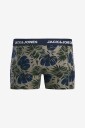 Jack & Jones   Boksershorts Jachendo Leaves Trunks 3 pack   Grå