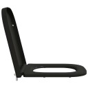  Rask Frigjøring Toalettsete Svart 44.5 X 35 3.6 Cm Duroplast