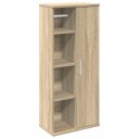  Baderomsskap med rulleholder sonoma eik 39x22x90 cm 8721158574053