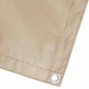vidaXL Balkong privat skjerm 150 x 1000 cm Stoff med PU belegg Beige