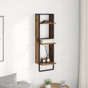  Vegghylle med hylle Gamle tre 30 x 25 x 100 cm Konstruert tre