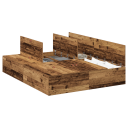  Oppbevaringsseng Ramme Gammel Tre 135x190 cm 3335443