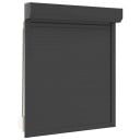  Rullegardin Antrasitt 100 x 130 cm Aluminium og Polyuretan
