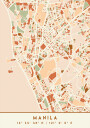 Black Maps Earth Tones 46 Plakat Plakat / 50x70cm