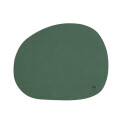 RAW Buffalo placemat Recycled leather 4 pc Green 15669