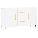 vidaXL Skjenk høyglans hvit 100x36x60 cm konstruert tre