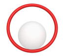 Swedish Ninja - Hula Hoop Vegglampe HW Strawberry Red Swedish Ninja