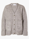 Selected Femme Alva Long Sleeve Knit Cardigan Grå L