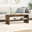  TV-benk røkt eik 100x40x40 cm konstruert tre 8721158717740