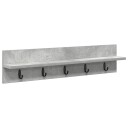  Vegghengt kleshenger Betonggrå 80 x 10.5 x 18 cm Konstruert tre