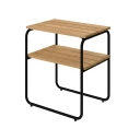 Grythyttan Stålmöbler L45 sidebord oljet eik / svart